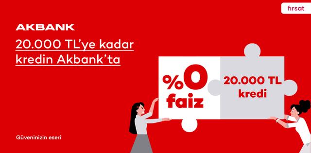 "Yeni Müşterilere Özel" %0 faizli 20.000 TL Kredi Fırsatını kaçırmayın!