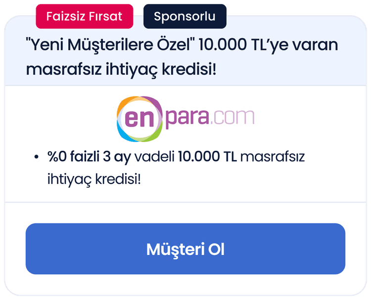 enpara 0 faiz DOB_ihtiyaç